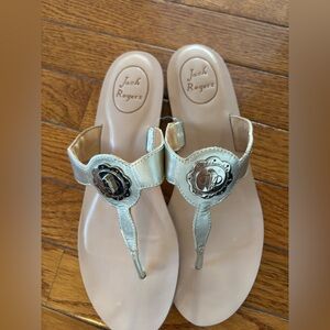 Jack Rogers Metallic Gold Sandals